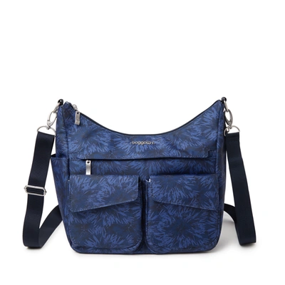 Baggallini Pocketful Crossbody In Blue