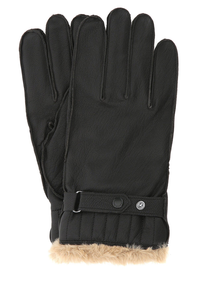 Barbour Gloves - Black Utility Leather