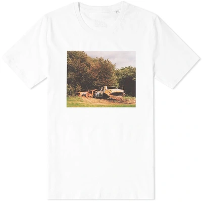 Idea X Alasdair Mclellan Car Crash Tee In White