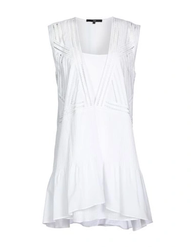 Tibi Short Dress In White