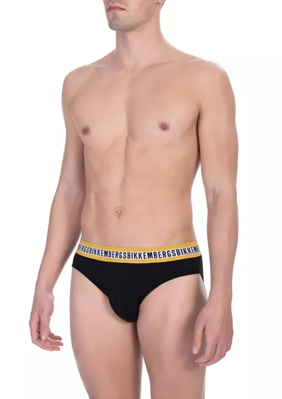 Bikkembergs Black Cotton Men Men's Brief