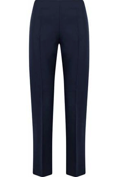 Antonio Berardi Wool-twill Slim-leg Pants In Navy