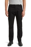Ag Commuter Performance Sateen Pants In Pure Black