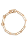 Jenny Bird Andi Paper Clip Chain Bracelet In High Polish Gold