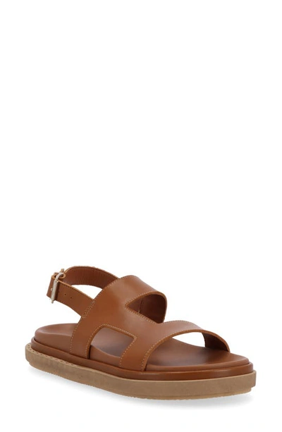 Alohas Lorelai Strappy Slingback Sandal In Tan