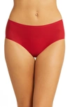 Chantelle Lingerie Soft Stretch Seamless Hipster Panties In Passion Red-me