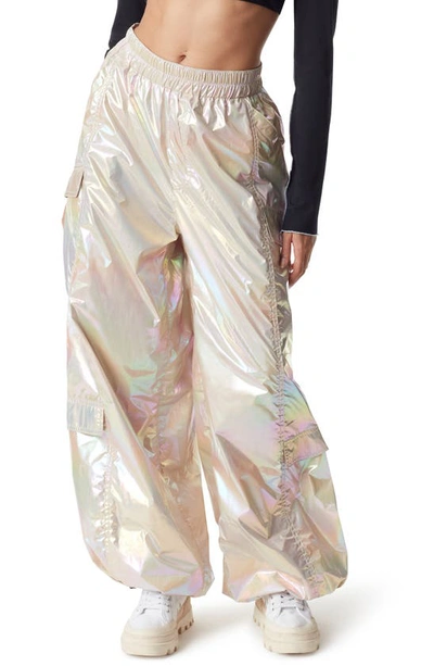 Circus Ny Wide Leg Parachute Trousers In Showman