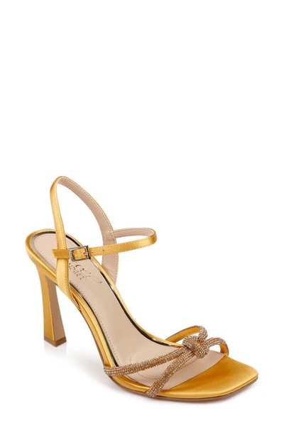 Jewel Badgley Mischka Madison Ankle Strap Sandal In Sunflower