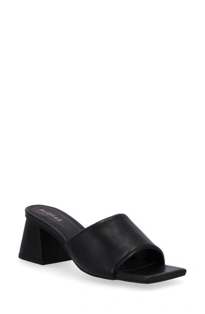 Alohas Slide Sandal In Black