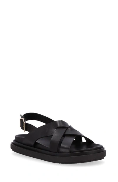 Alohas Trunca Strappy Slingback Sandal In Black