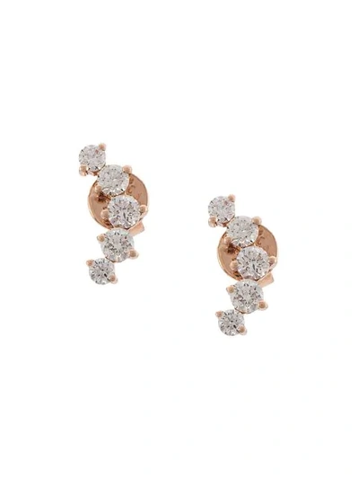 Anita Ko Arc Diamond Studs In Yellow