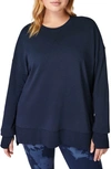 Sweaty Betty After Class Sweatshirt In Navy Blue