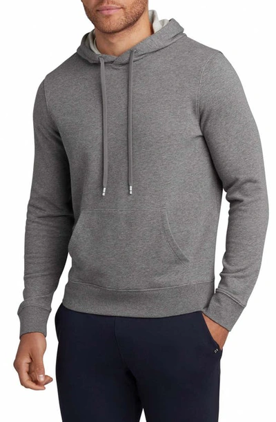 Tommy John French Terry Pullover Hoodie In Medium Heather Grey