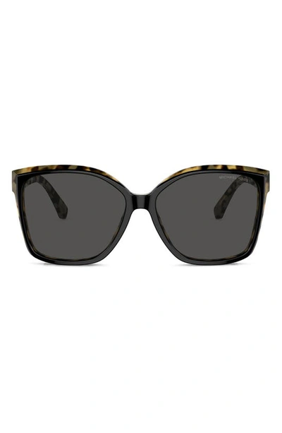 Michael Kors Malia 58mm Square Sunglasses In Dark Grey