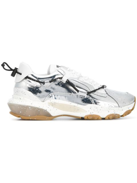valentino shoes silver