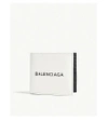 Balenciaga Baltimore Grained Leather Billfold Wallet In White