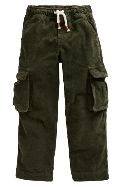 Mini Boden Kids' Corduroy Cargo Pants In Classic Khaki