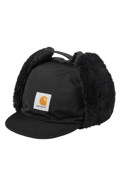 Carhartt Alberta Earflap Hat In Black
