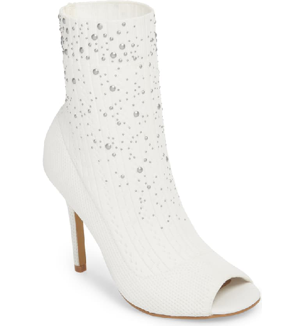 charles david peep toe booties