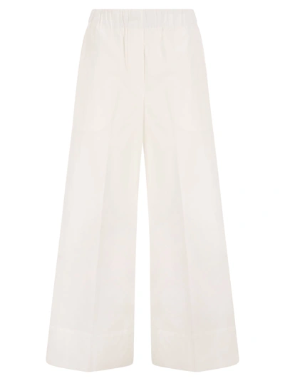 Antonelli Firenze Papaya Loose Cotton Trousers In Neutral