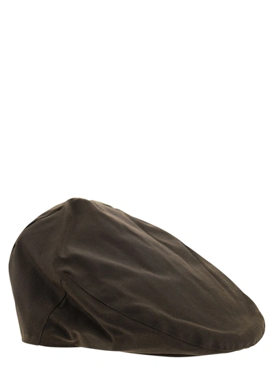 Barbour Waxed Beret In Green
