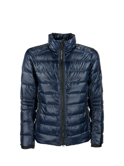 Canada Goose Crofton Down Jacket In Navy