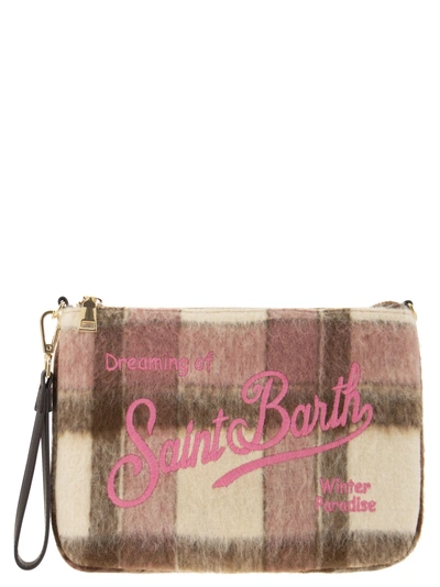 Mc2 Saint Barth Pochette Bag With Shoulder Strap In Pink
