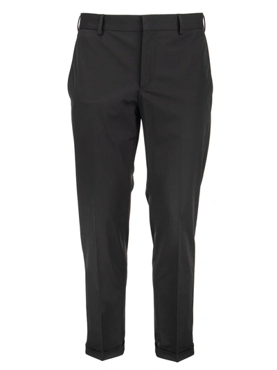 Pt Pantaloni Torino 'epsilon' Trousers In Technical Fabric In Black