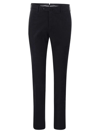 Pt Pantaloni Torino Super Slim Trousers In Black