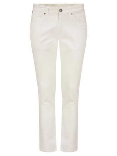 Pt Pantaloni Torino Swing Slim Fit Jeans In White