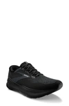 Brooks Ghost Max Running Shoe In Black/ Black/ Ebony