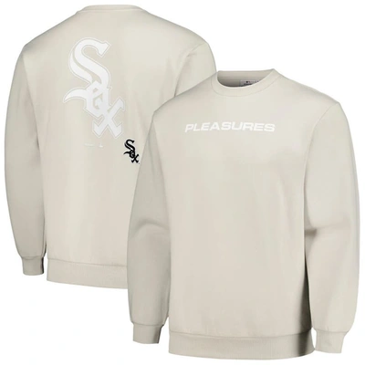 Pleasures Grey Chicago White Sox Ballpark Pullover Sweatshirt