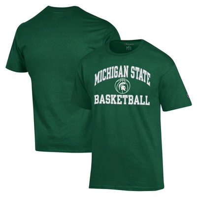 Champion Green Michigan State Spartans Basketball Icon T-shirt