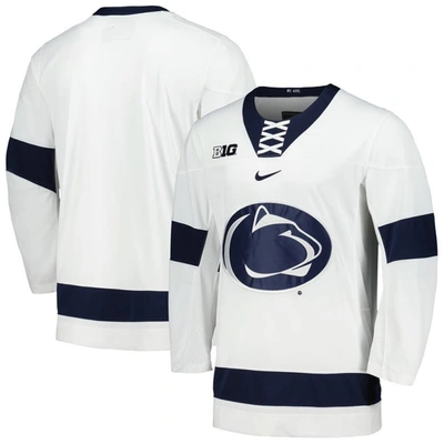 Nike White Penn State Nittany Lions Replica Jersey