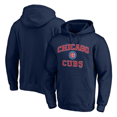 Fanatics Branded Navy Chicago Cubs Heart & Soul Pullover Hoodie