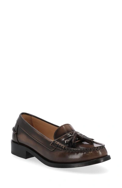 Alohas Terrane Tassel Loafer In Brown