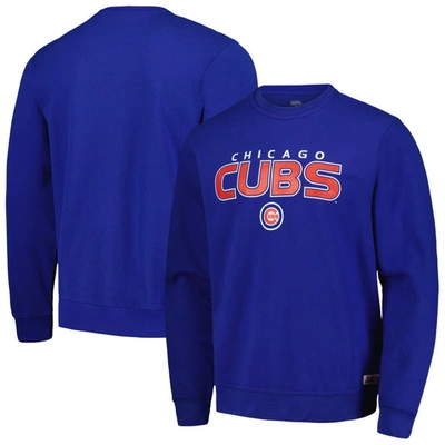 Stitches Royal Chicago Cubs Pullover Sweatshirt