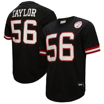 Mitchell & Ness Men's  Lawrence Taylor Black New York Giants Retired Player Name & Number Mesh Top