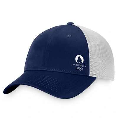 Fanatics Branded Navy Paris 2024 Summer Olympics Trucker Adjustable Hat