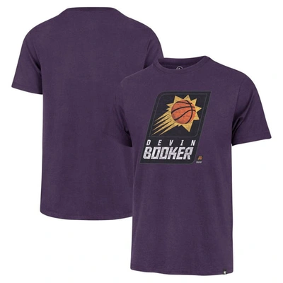 47 ' Devin Booker Purple Phoenix Suns Player Logo Vintage T-shirt