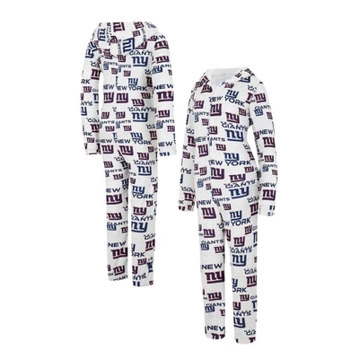Concepts Sport Cream New York Giants Docket Hoodie Full-zip Union Suit