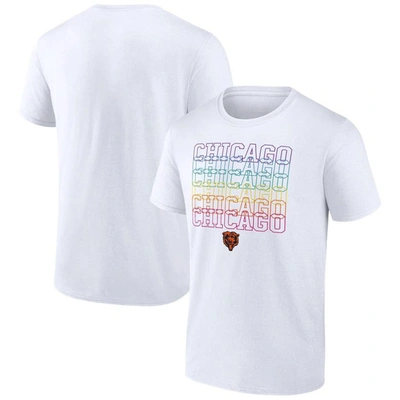 Fanatics Branded White Chicago Bears City Pride Logo T-shirt