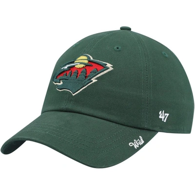 47 ' Green Minnesota Wild Miata Clean Up Adjustable Hat