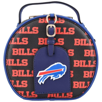 Cuce Black Buffalo Bills Repeat Logo Round Bag