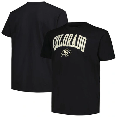 Profile Black Colorado Buffaloes Big & Tall Arch Over Logo T-shirt