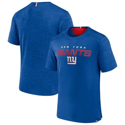 Fanatics Branded Royal New York Giants Defender Evo T-shirt