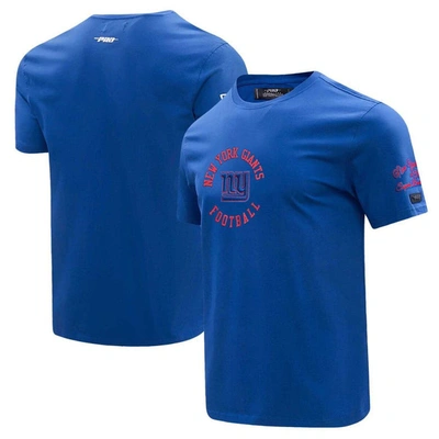 Pro Standard Royal New York Giants Hybrid T-shirt