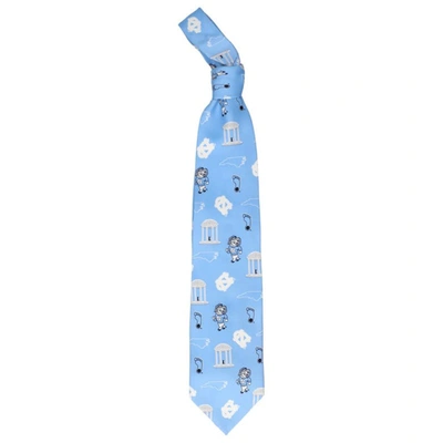 Eagles Wings North Carolina Tar Heels Hometown Silk Tie In Blue