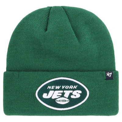 47 ' Green New York Jets Primary Cuffed Knit Hat