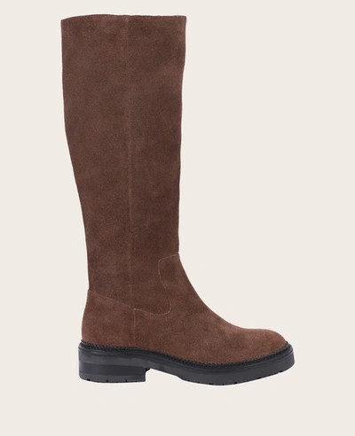 Gentle Souls Wendy Leather Tall Boot In Chocolate